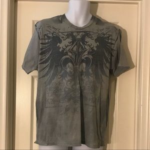 Men’s Retrofit Gray T-shirt Sz Medium